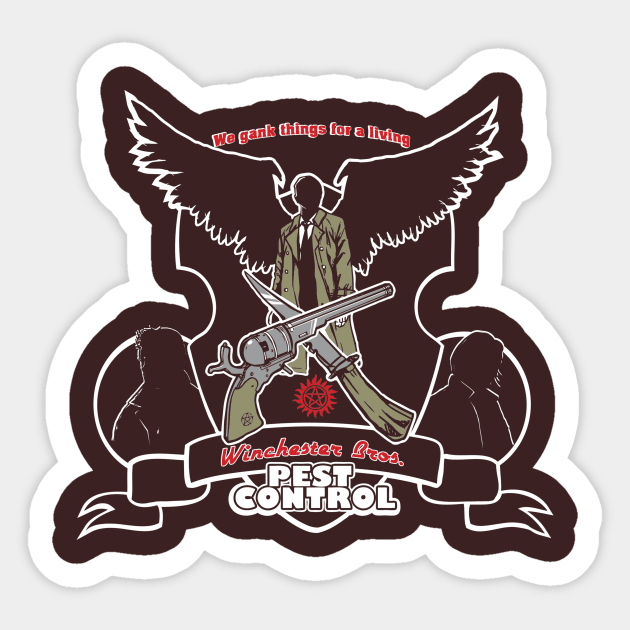 Winchester Bros Sticker by AndreusD